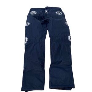 Jet Set Navy Snow / Ski Pants with Star Patches - Size 2